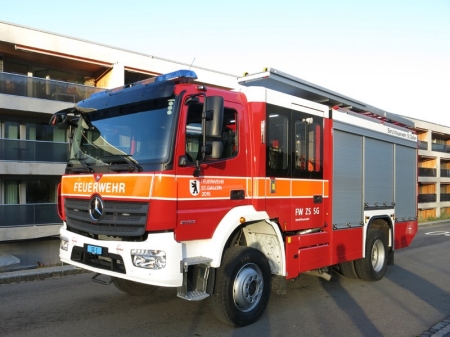 Tanklöschfahrzeug als Symbol